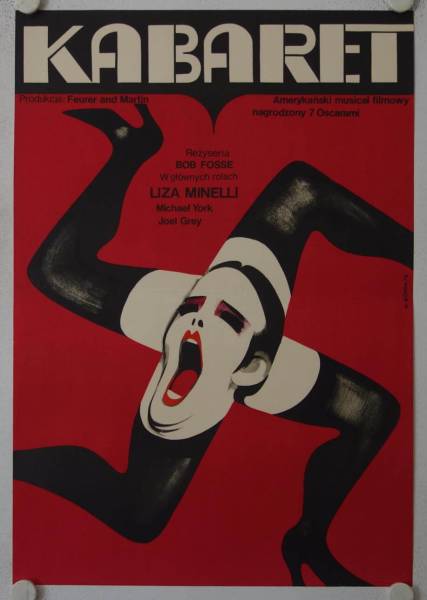 Cabaret originales polnisches Filmplakat